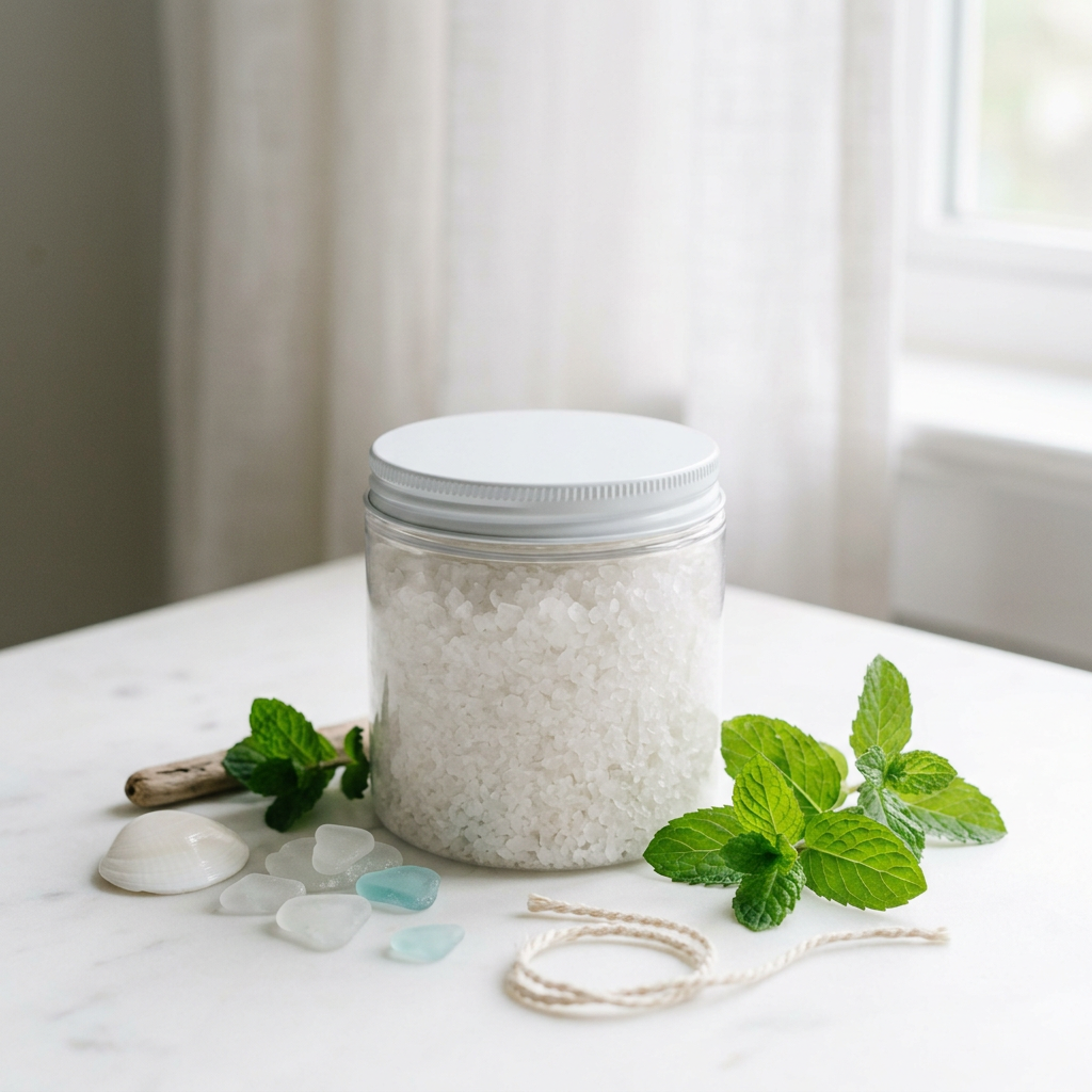 Sea Breeze & Peppermint Bath Soaks 16oz Jar