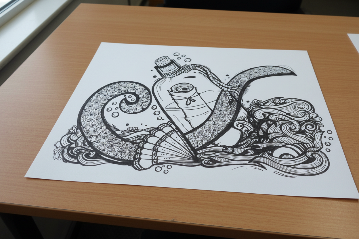 JRS Artwork - Waves of words