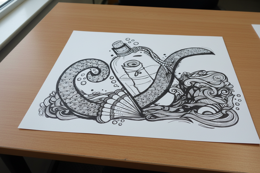 JRS Artwork - Waves of words