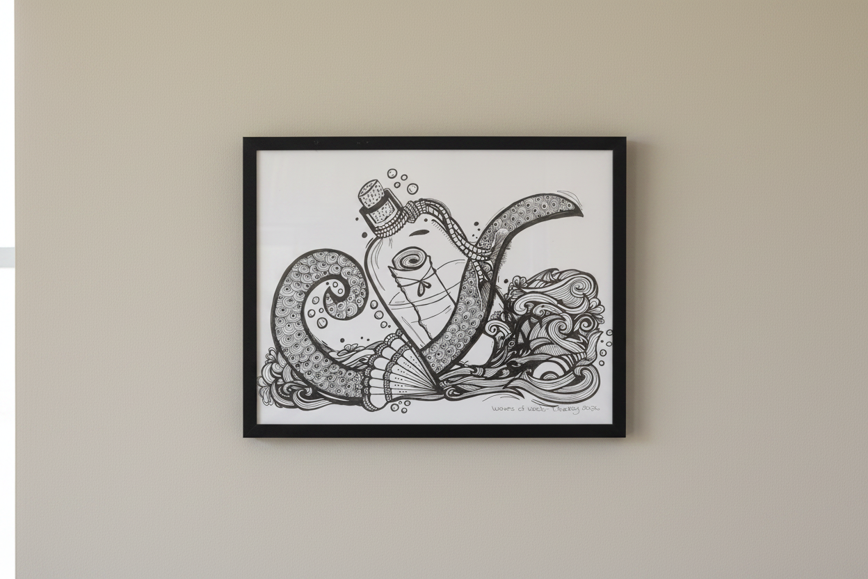 JRS Artwork - Waves of words