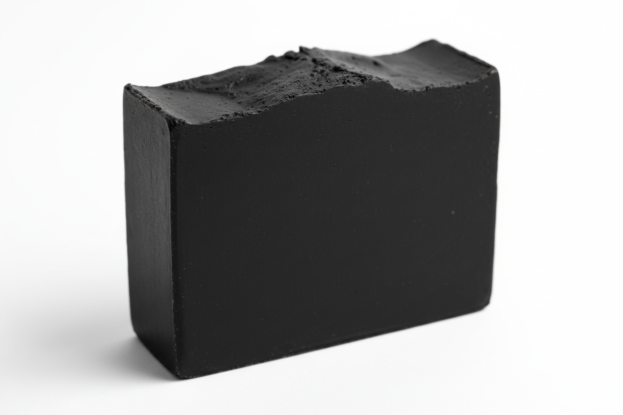black charcoal soap bar 