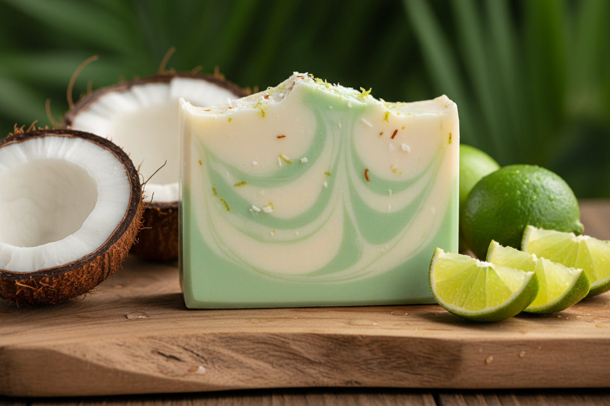 coconut lime soap