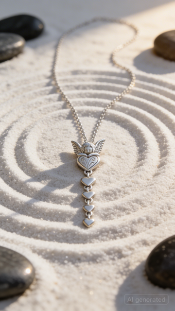 Winged Heart Necklace