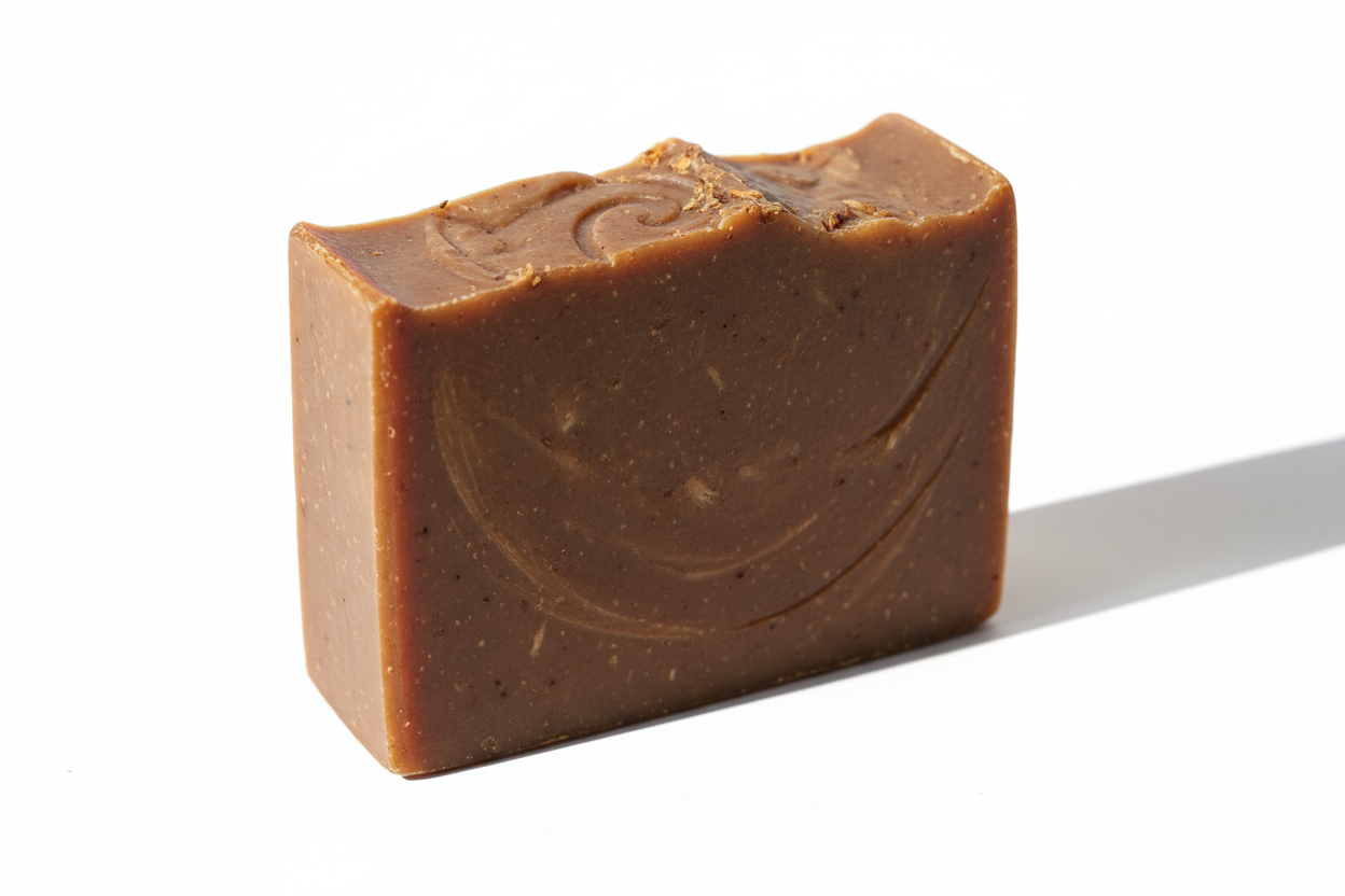 tobacco colored soap bar