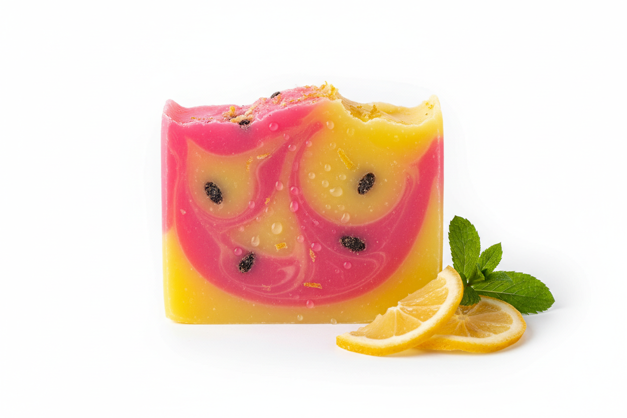 watermelon & lemonade soap